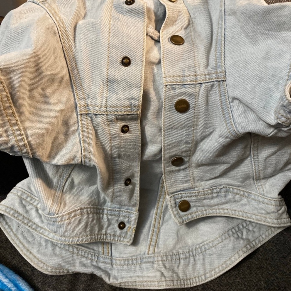 Zara Light Blue Denim Jacket for Dogs (2 outfits)